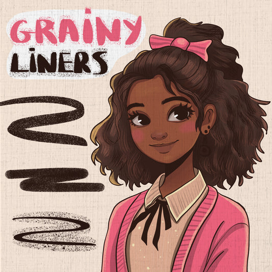 Grainy Liners for Procreate