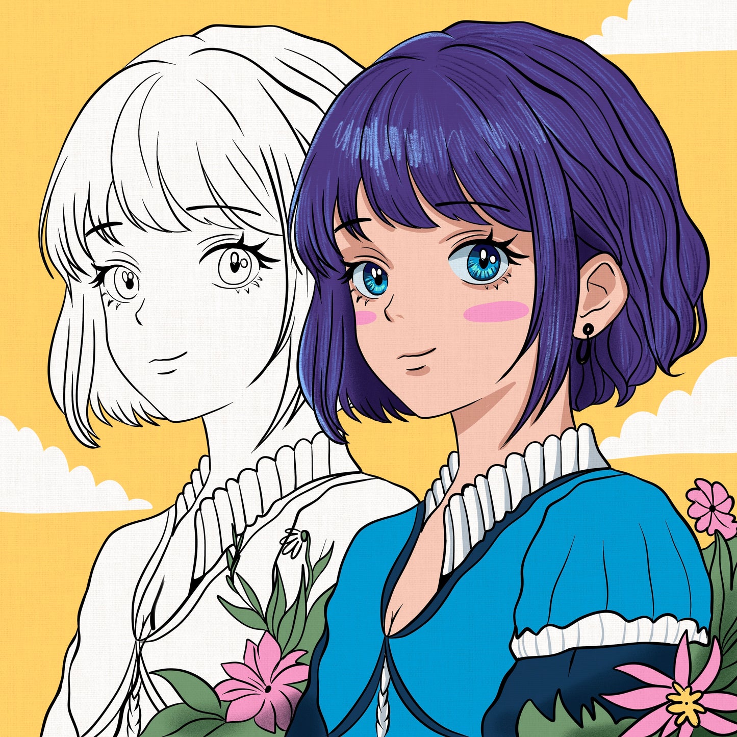 Anime LineArt for Procreate